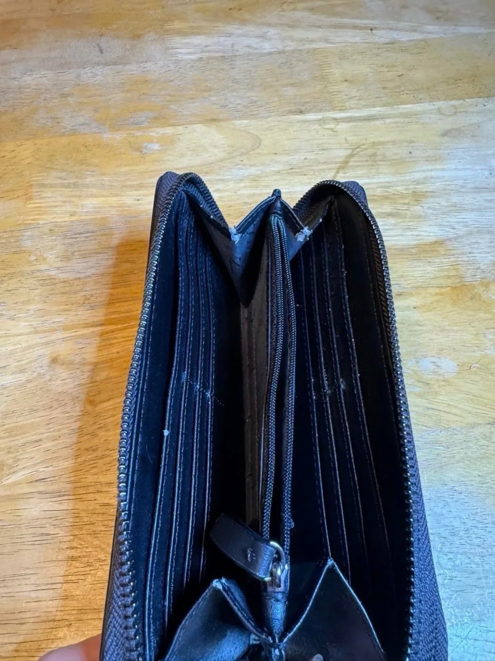 Simply Vera Vera Wang Gradient Gray Zip Wallet
